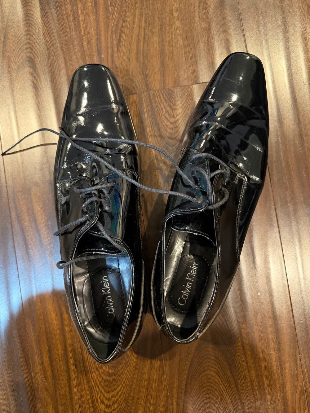 Calvin Klein Tuxedo Shoes Patent Leather - Size 11